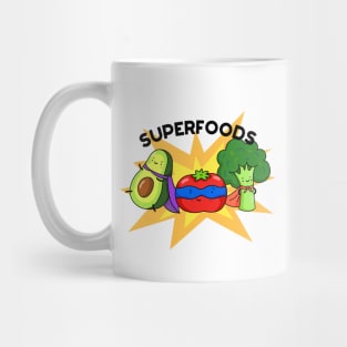 Superfoods Cute Food Veggie Pun Mug